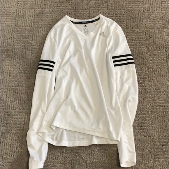 Long sleeve white Adidas shirt - Picture 1 of 1